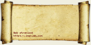 Andjelina Raković vizit kartica